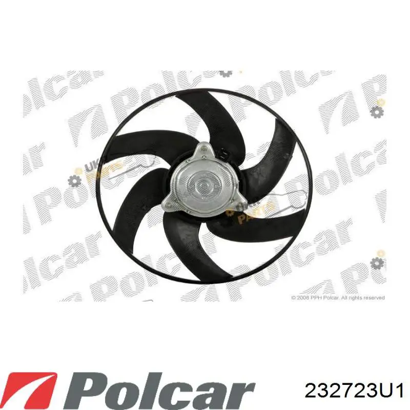 Wentylator elektryczny układu chłodzenia kompletny (silnik+wirnik) Polcar 232723U1 cena, od 62,58 USD