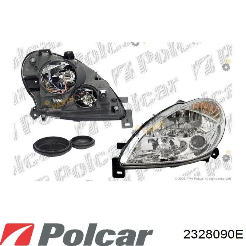 Reflektor lewy Depo/Loro/Abakus 5521114LLDEMF cena, od 80,02 USD
