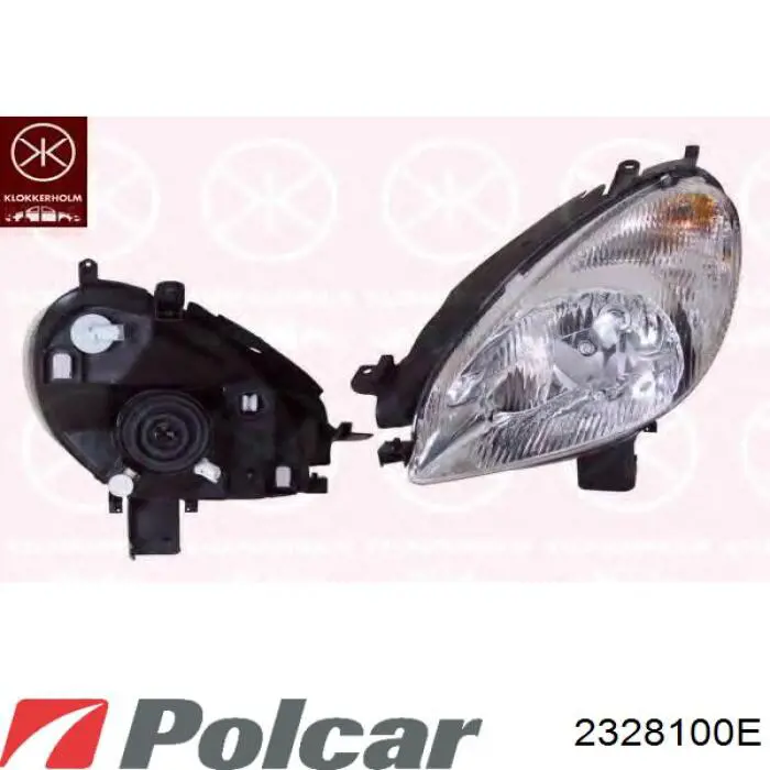 Reflektor prawy Peugeot/Citroen 9637082480 cena, od 86,83 USD