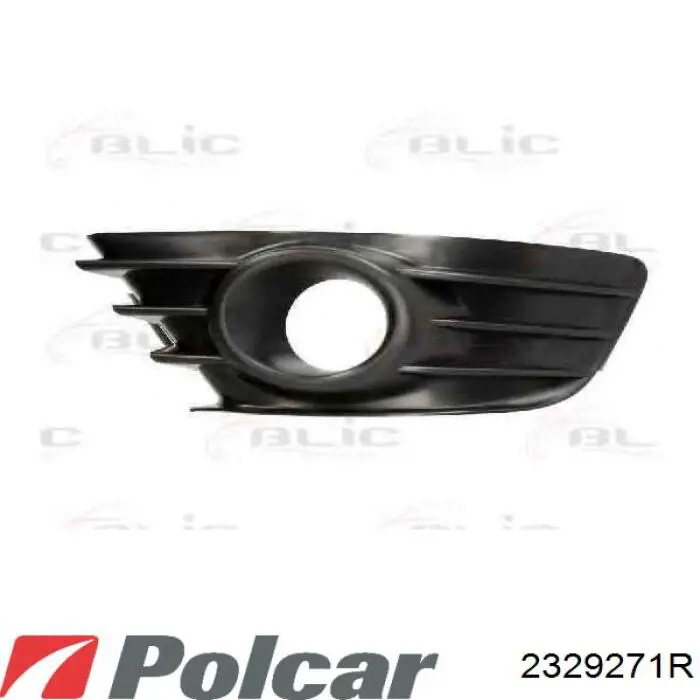 Zaślepka (kratka) lamp przeciwmgielnych zderzaka przedniego prawa Polcar 2329271R cena, od 17,02 USD