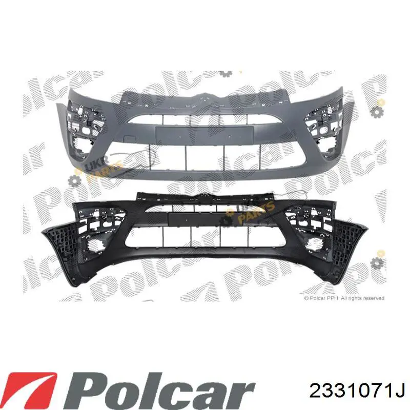 9680402277 Peugeot/Citroen Zderzak przedni