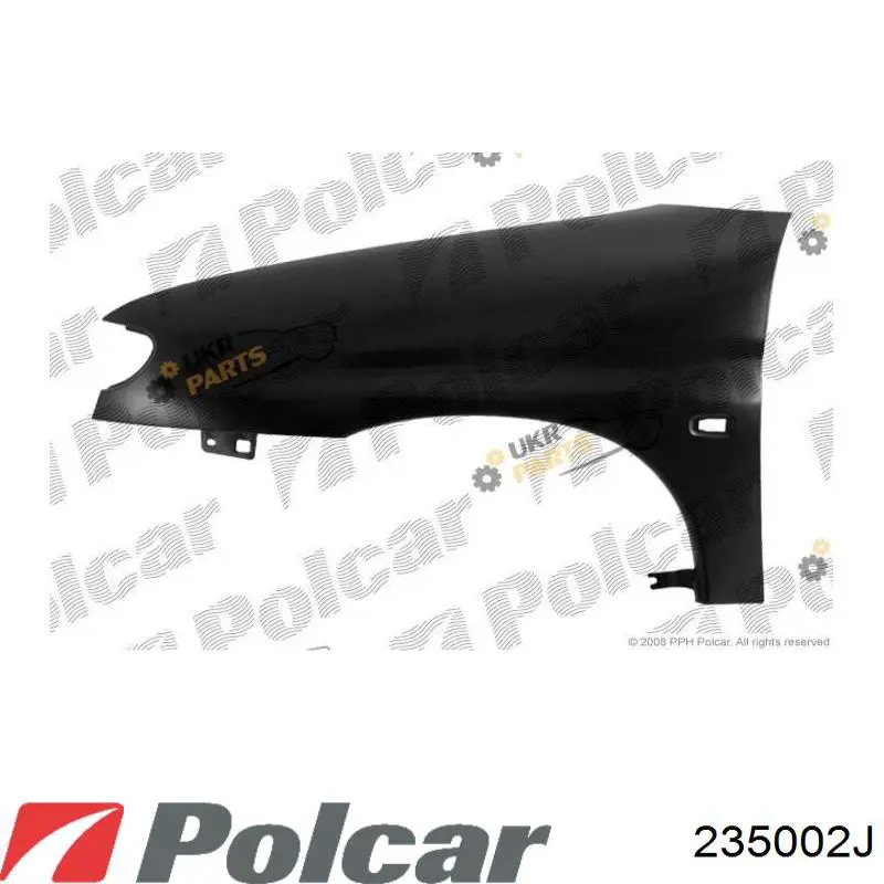 Do koszyka 7840H4 Peugeot/Citroen Błotnik przedni lewy