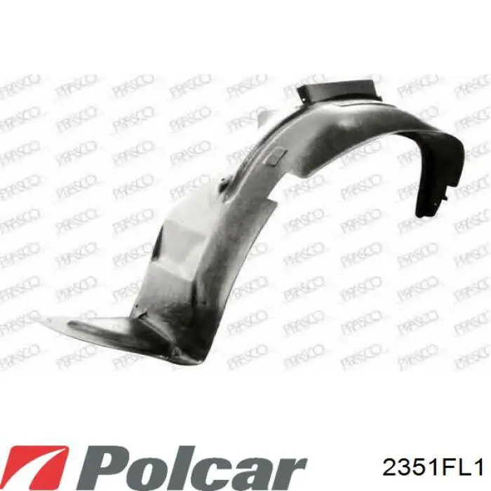 Nadkole błotnika przedniego lewe 2351FL1Q Polcar