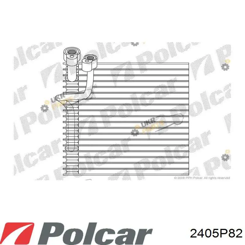 Parownik klimatyzacji Polcar 2405P82 cena, od 124,88 USD