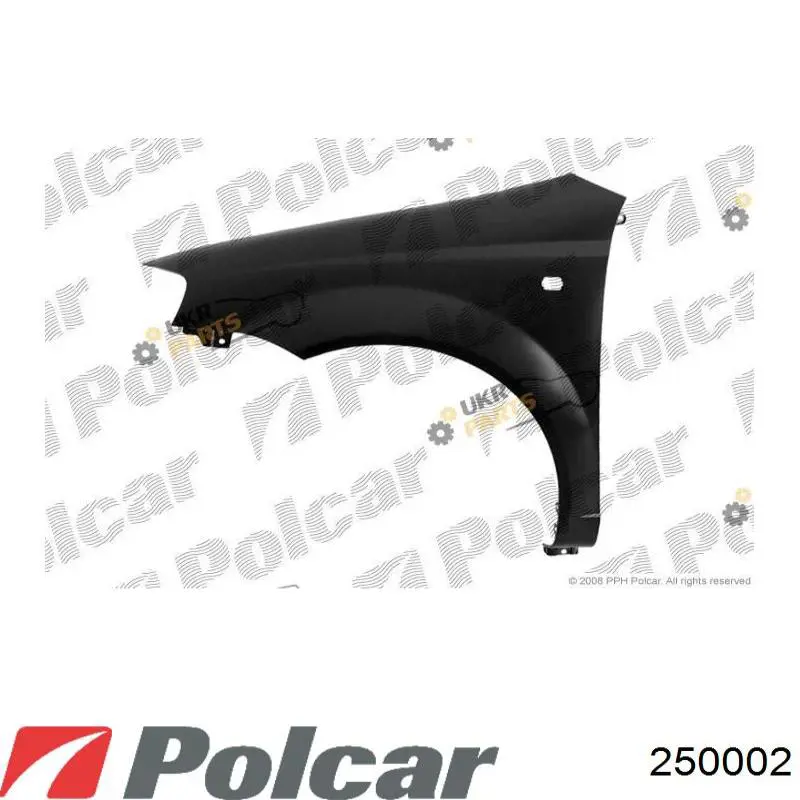 250002 Polcar Błotnik przedni prawy
