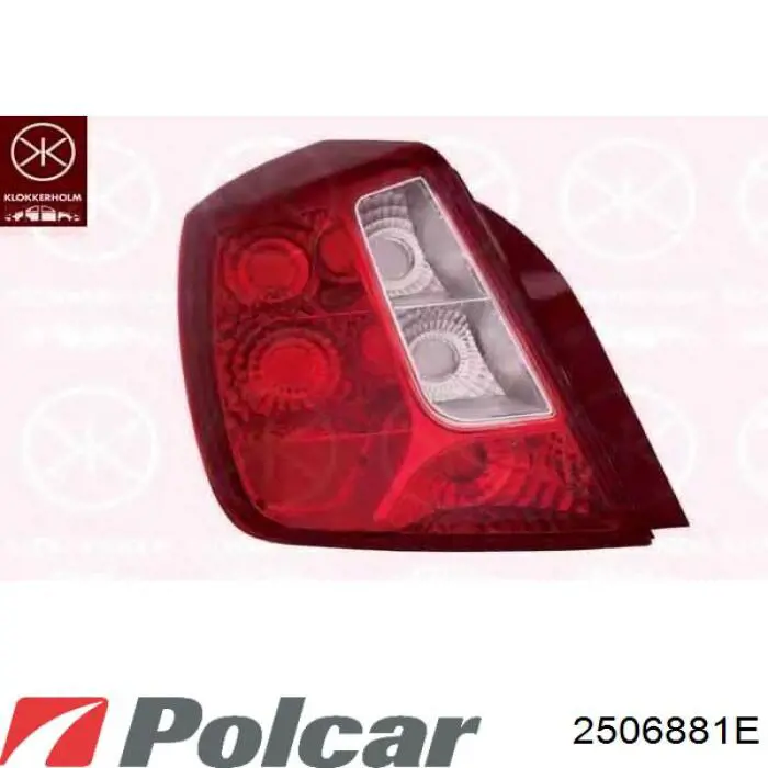 Lampa zespolona tylna prawa Tempest 0160111F2C cena, od 50,09 USD