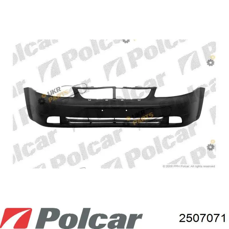 2507071 Polcar Zderzak przedni
