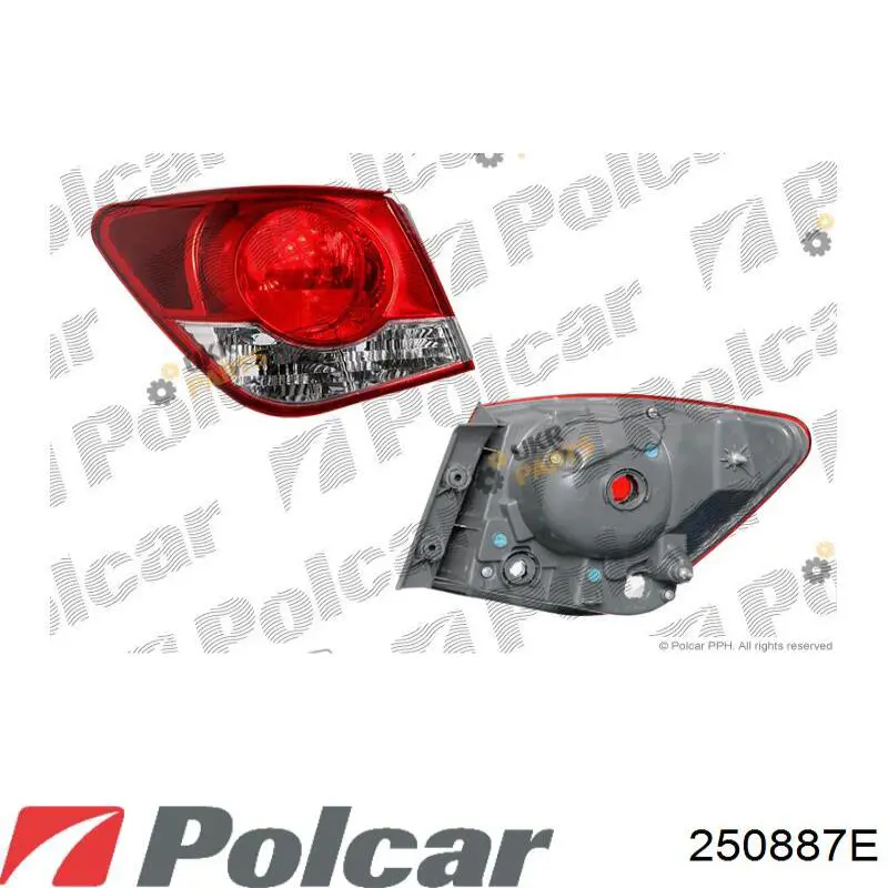FP1711F1T TYC Lampa zespolona tylna lewa zewnętrzna