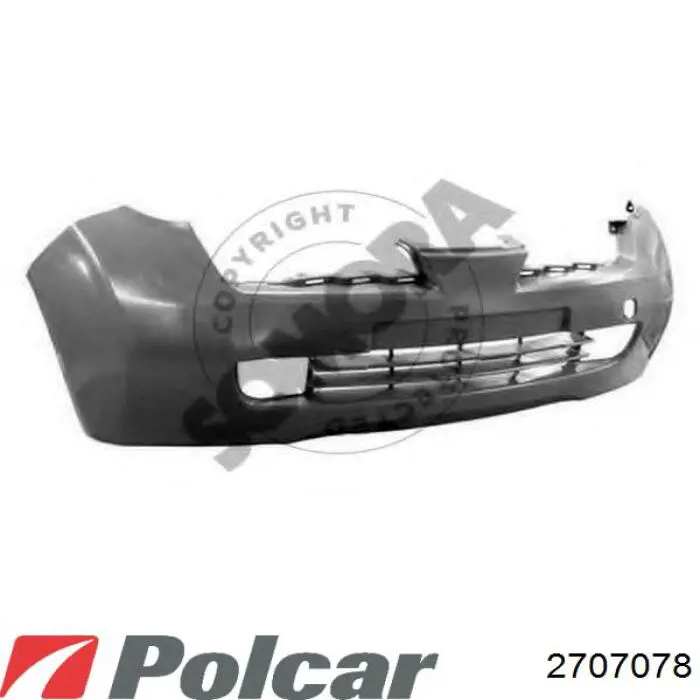 Zderzak przedni 2707078 Polcar