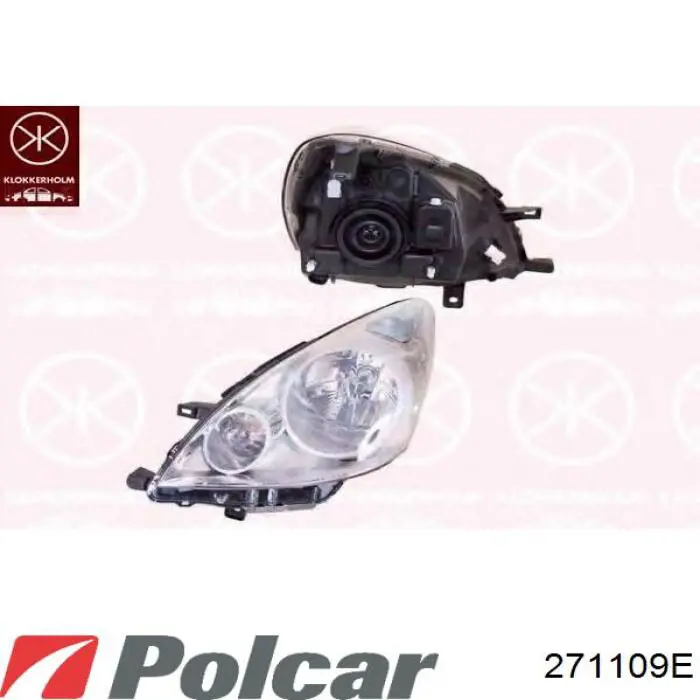 Do koszyka 271109E Polcar Reflektor lewy