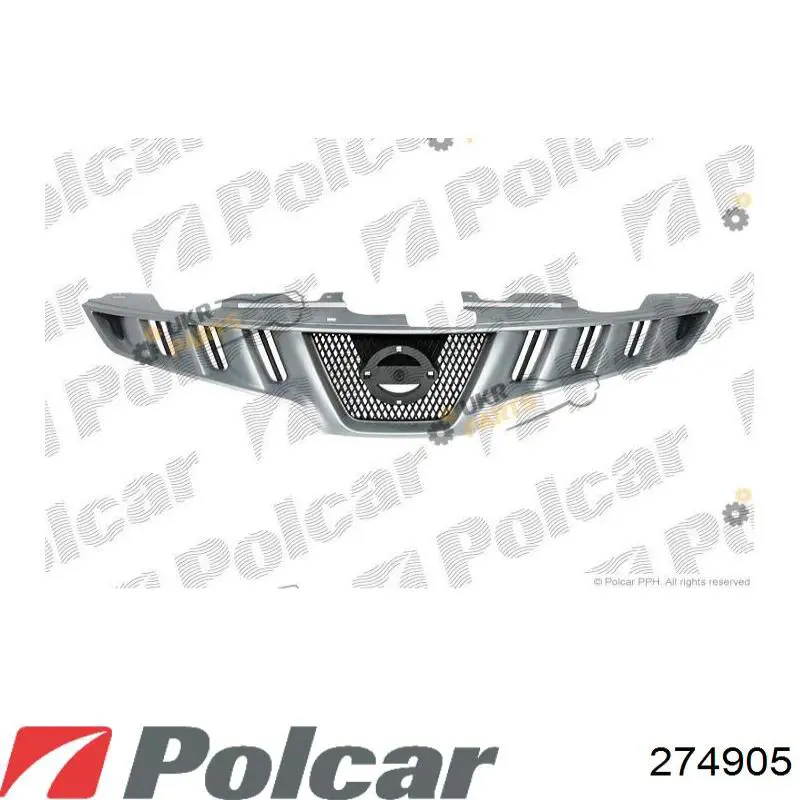 Do koszyka Atrapa chłodnicy Nissan Murano  Z51