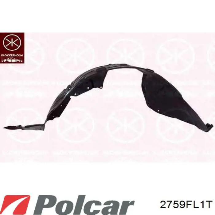 Nadkole błotnika przedniego lewe Polcar 2759FL1T cena, od 26,45 USD