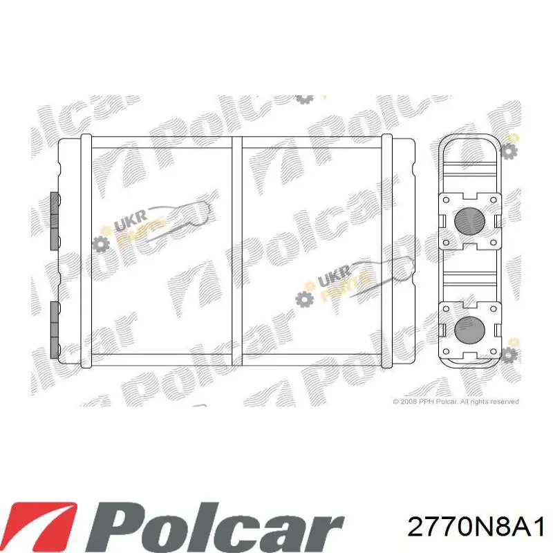 Chłodnica nagrzewnicy (ogrzewacza) do Mitsubishi Space Wagon II N3W, N4W