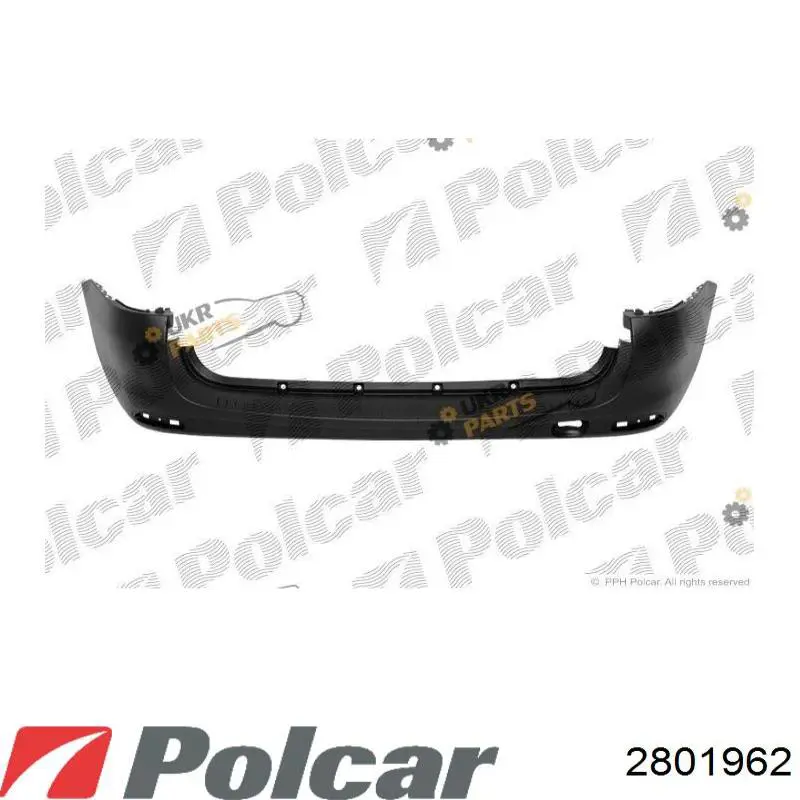 2801962 Polcar Zderzak tylny