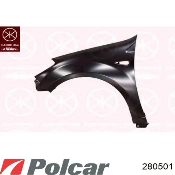 Błotnik przedni lewy Polcar 280501 cena, od 83,04 USD
