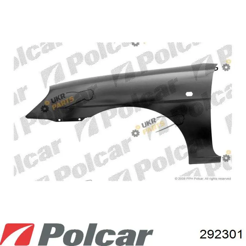 Do koszyka Błotnik przedni lewy Daewoo Nubira II J15