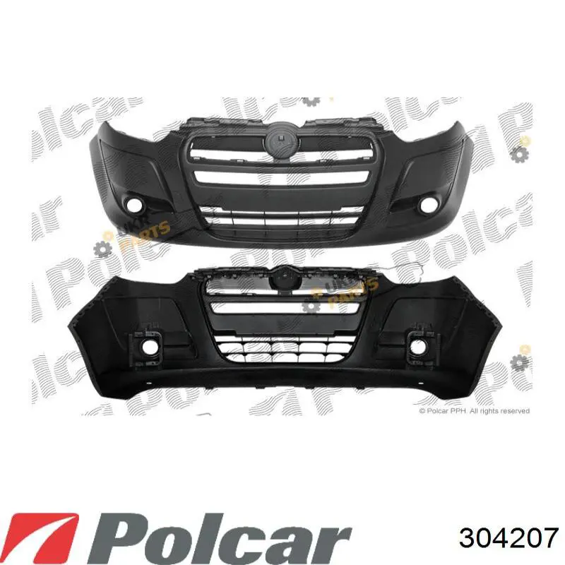 Do koszyka FIA07DU001 Eurobump Zderzak przedni