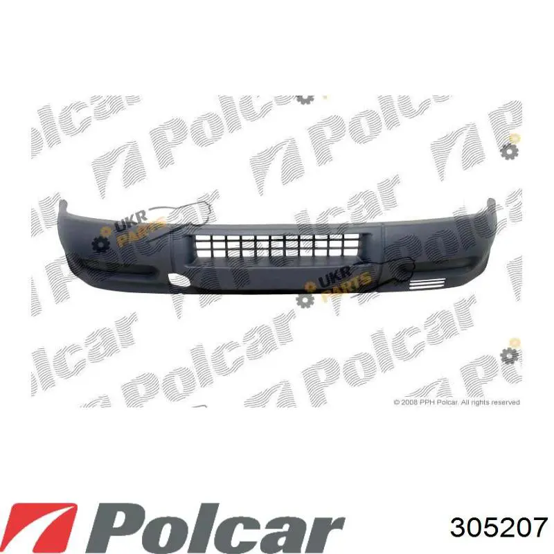 305207 Polcar Zderzak przedni