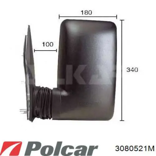 3800414 Iveco Lusterko wsteczne prawe
