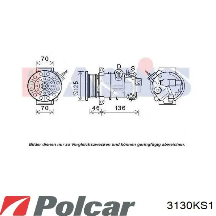 05058228AE Chrysler Sprężarka klimatyzacji