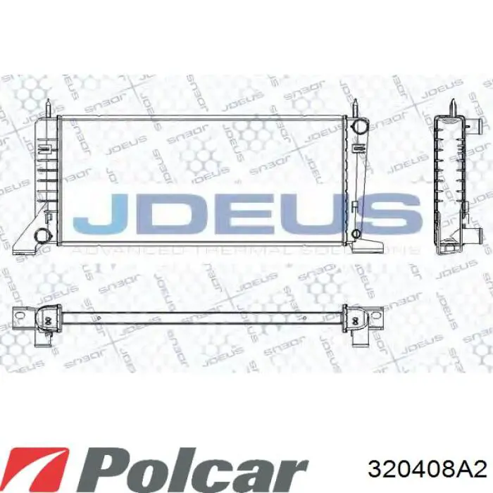 320408A2 Polcar Chłodnica silnika