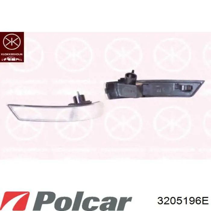 Do koszyka 3205205 Polcar Kierunkowskaz lusterka prawy
