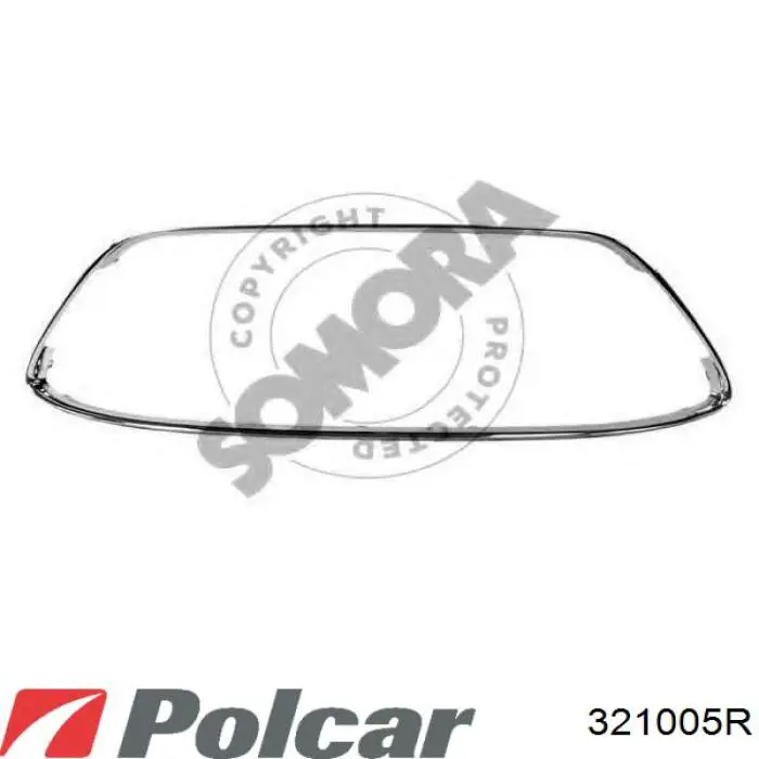 Do koszyka 96FB8200ACW Ford Atrapa chłodnicy
