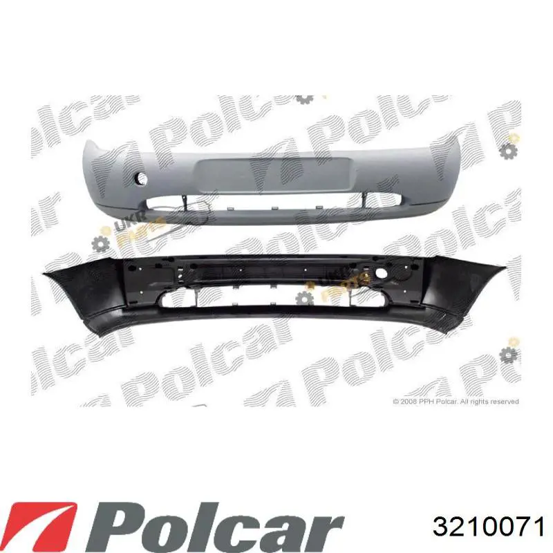 Zderzak przedni do Ford Fiesta Mk4 JAS, JBS