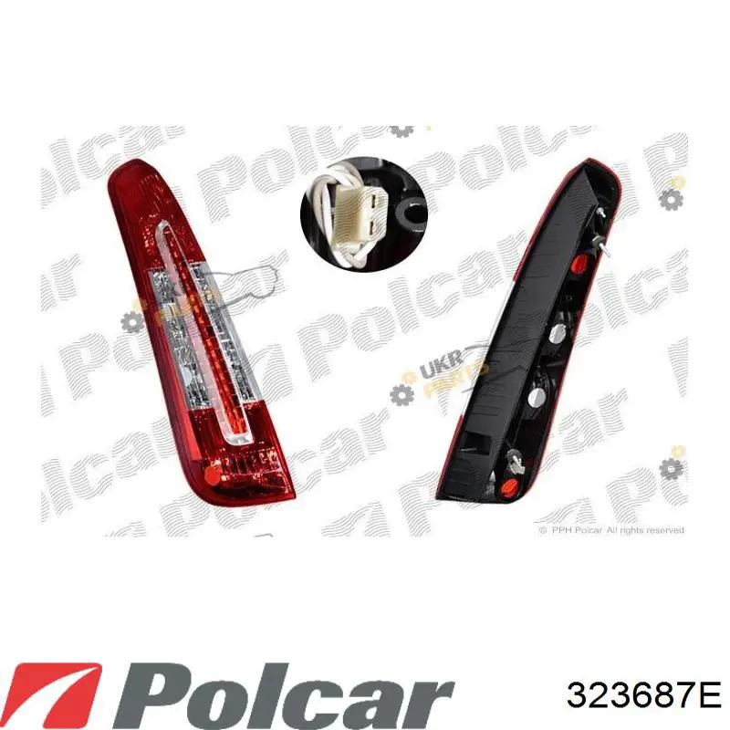 Lampa zespolona tylna lewa Ford 1619508 cena, od 115,77 USD