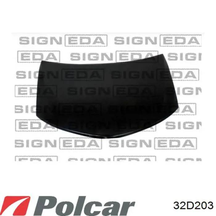 Do koszyka 32D203 Polcar Maska silnika