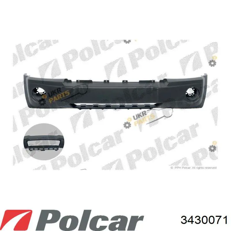 Zderzak przedni Jeep Grand Cherokee LIMITED SUV (2005 - 2010) cena, od 94,17 USD