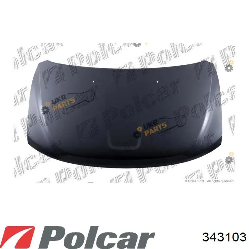 Do koszyka 55369587AB Chrysler Maska silnika