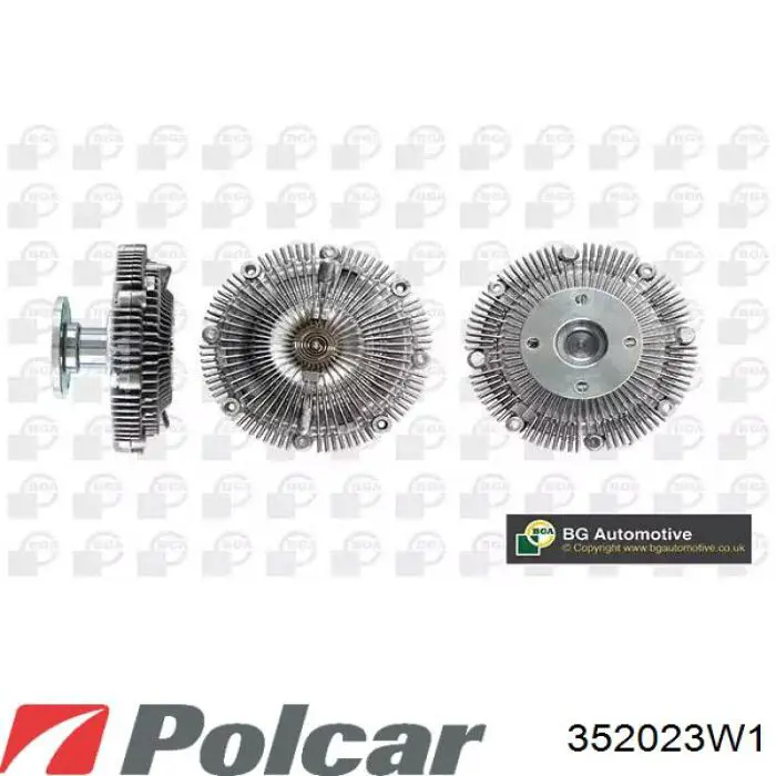 352023W1 Polcar wentylator elektryczny układu chłodzenia kompletny (silnik+wirnik)