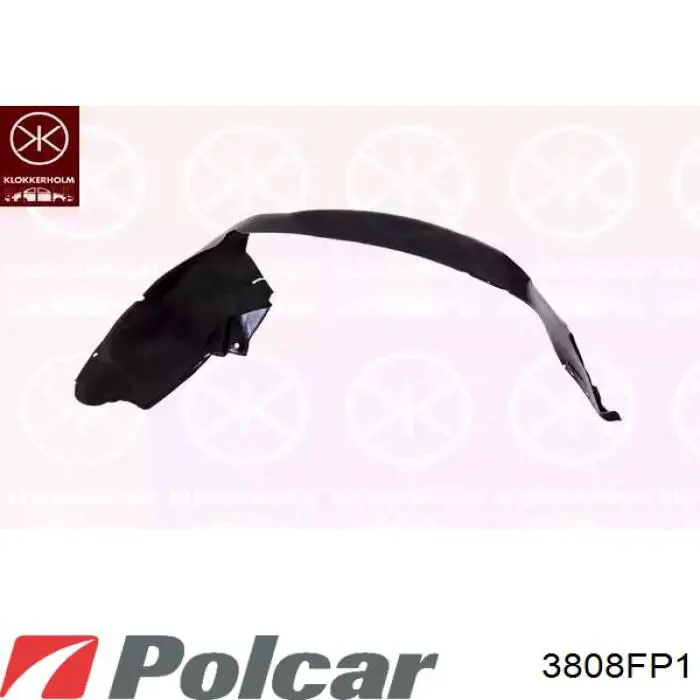 Do koszyka Nadkole błotnika przedniego prawe Honda Civic V EG, EH