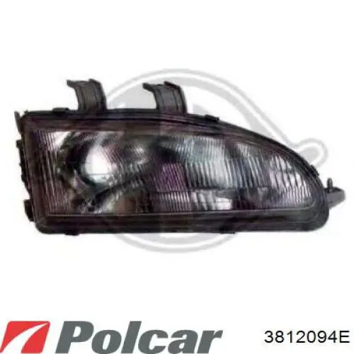 Do koszyka 3812094E Polcar Reflektor lewy