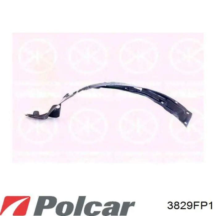 Nadkole błotnika przedniego prawe Polcar 3829FP1 cena, od 27,23 USD