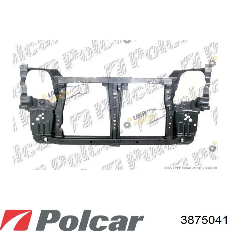 Do koszyka Osłona chłodnicy kompletna (panel mocowania reflektorów) Honda CR-V I RD