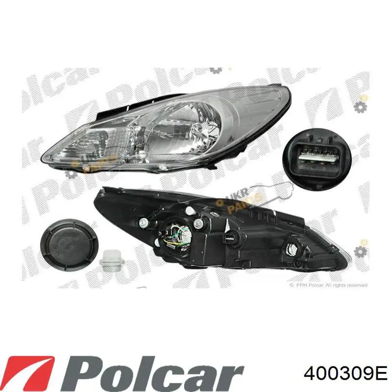 Reflektor lewy Hyundai I10 hatchback (PA) (2007 - 2010) cena, od 250,24 USD