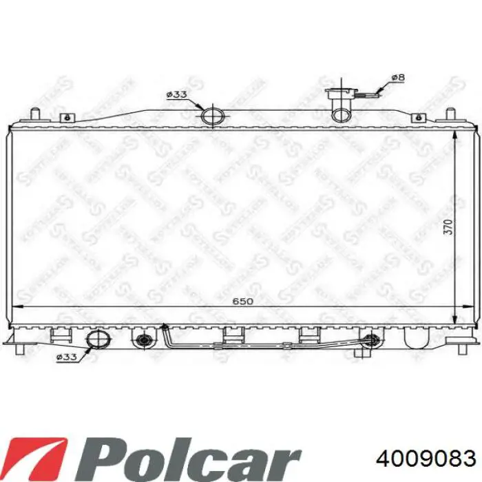 Do koszyka 253101E150 Hyundai/Kia Chłodnica silnika