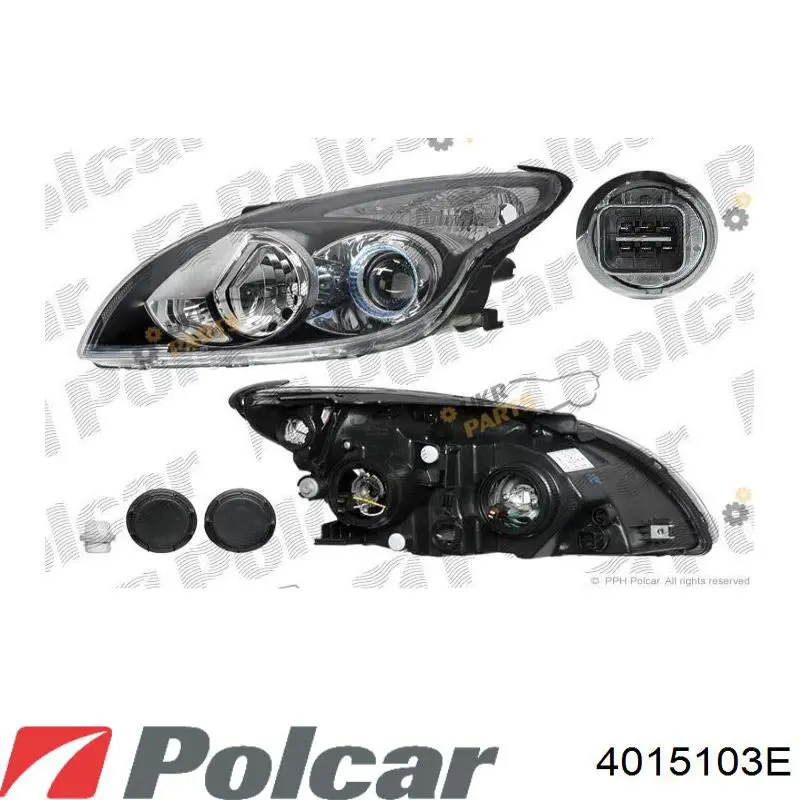 Do koszyka 20C277052B TYC Reflektor prawy