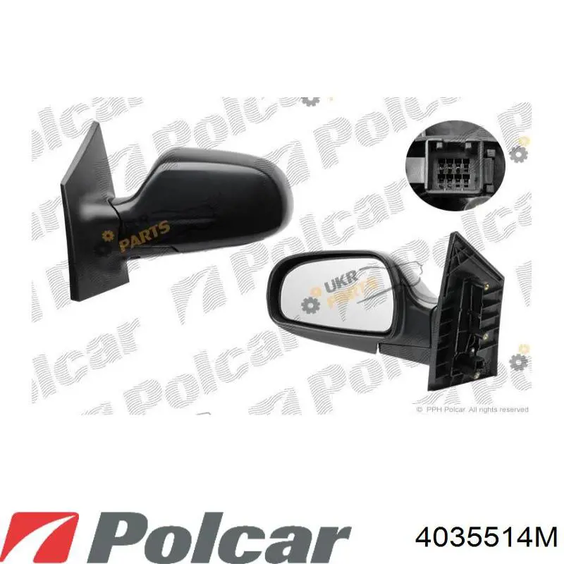 Lusterko wsteczne lewe do Hyundai Matrix  FC