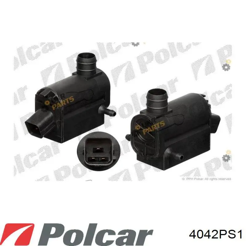 4042PS1 Polcar Pompka spryskiwacza szyby przedniej
