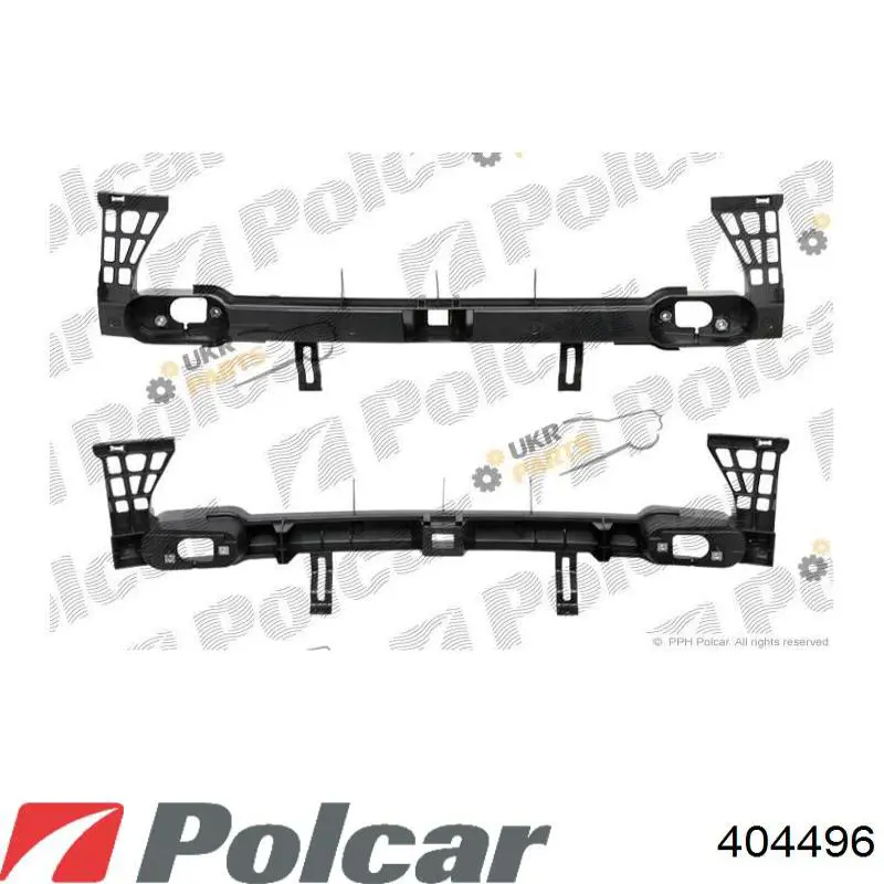 404496 Polcar Zderzak tylny