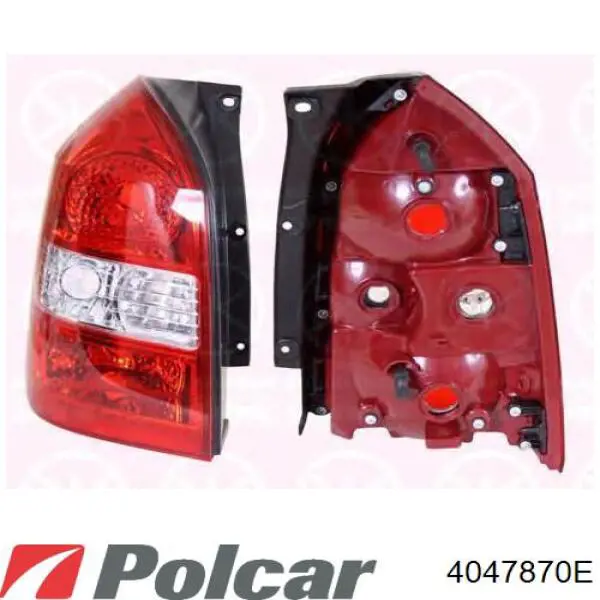 Lampa zespolona tylna lewa 0270259F1C Tempest