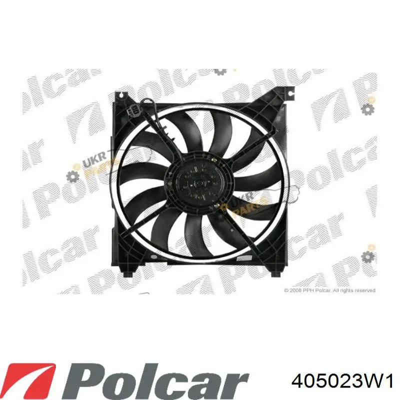 Wentylator (wirnik) chłodnicy Polcar 405023W1 cena, od 62,99 USD