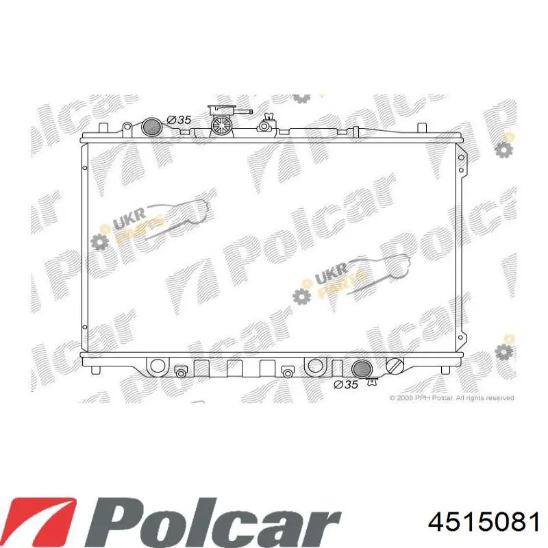 Do koszyka 4515081 Polcar Chłodnica silnika
