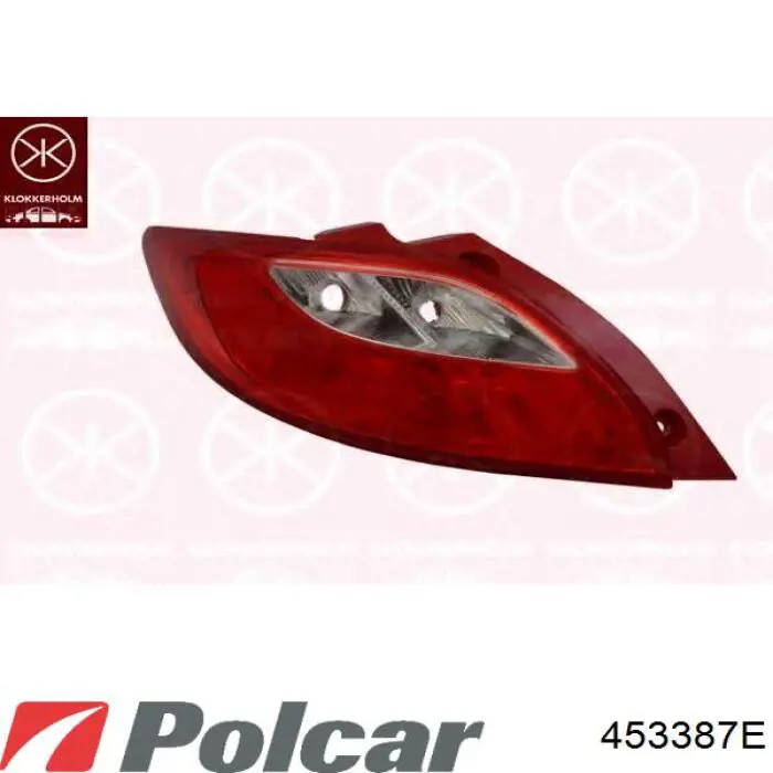Do koszyka D65151180D Mazda Lampa zespolona tylna lewa