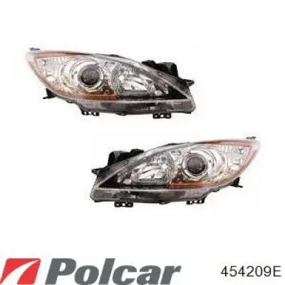 Reflektor prawy Mazda 3 sedana (BL) (2009 - 2013) cena, od 220,90 USD