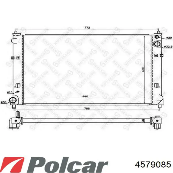Chłodnica silnika do Mazda MPV II LW
