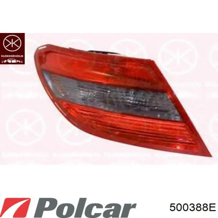 Do koszyka 2038200264R Mercedes Lampa zespolona tylna prawa